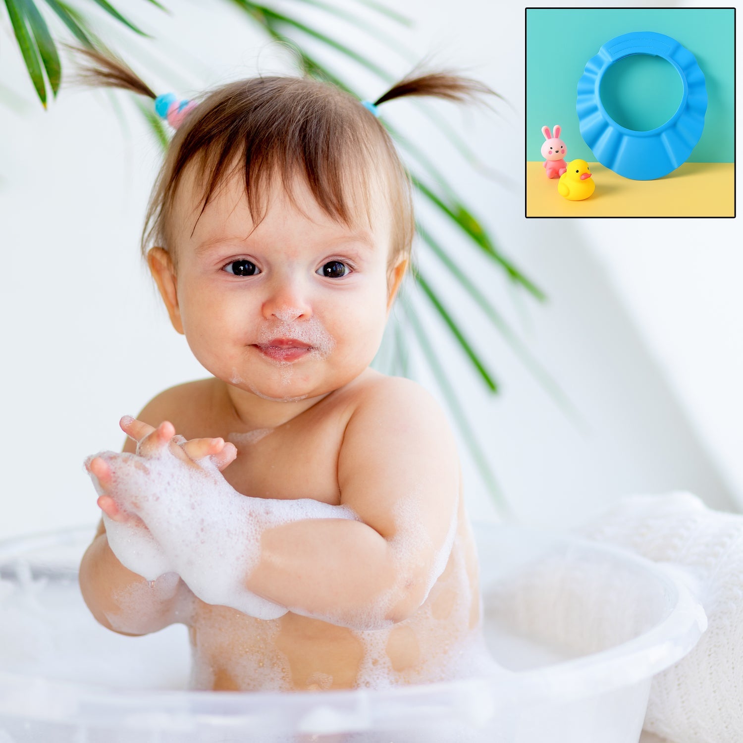 Adjustable Baby Shower Cap / Hat (1 Pc) Adjustable Baby Shower Cap / Hat (1 Pc)